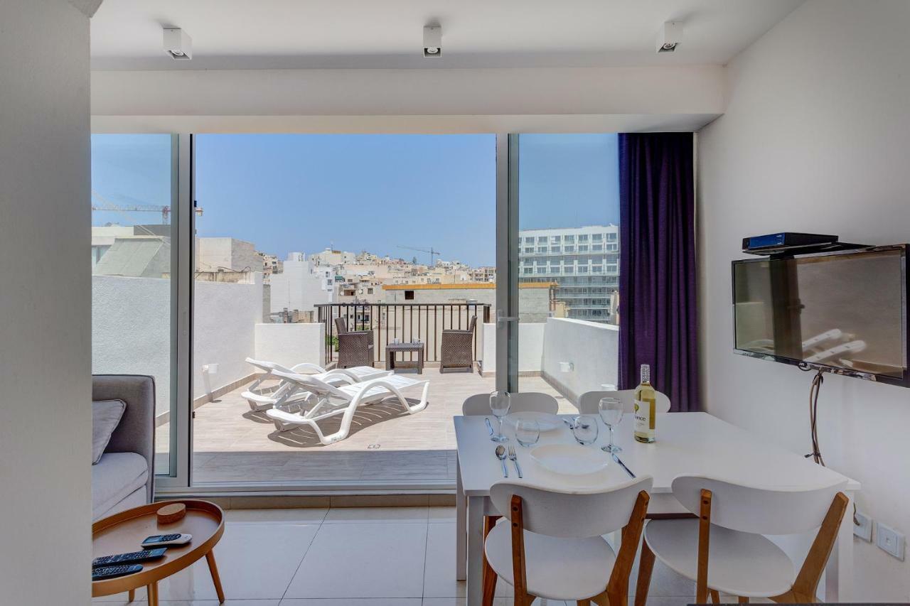 Апартаменты Cosy 1Br Penthouse With Terrace, Great Location Gzira Экстерьер фото